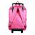 Sac à dos scolaire à roulettes minnie so cool Rose 4 - vertbaudet enfant 