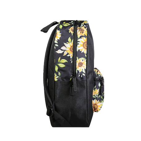 Sac à dos  scolaire offshore tournesols Noir 3 - vertbaudet enfant 