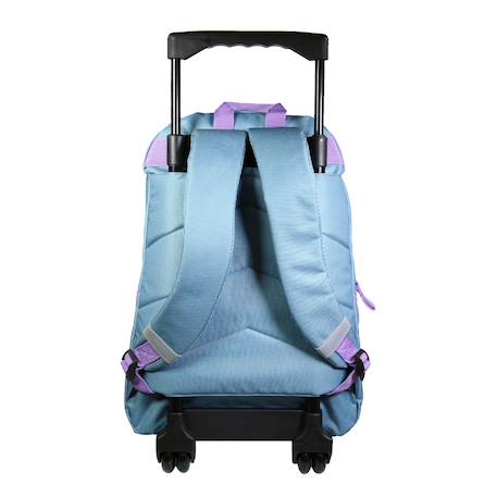 Sac à dos scolaire à roulettes la reine des neiges / frozen Bleu 4 - vertbaudet enfant 