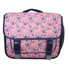 Cartable scolaire primaire matelassé  à fleurs  - vertbaudet enfant