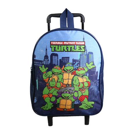 Sac à dos à roulettesmaternelle tortues ninja Bleu 1 - vertbaudet enfant 