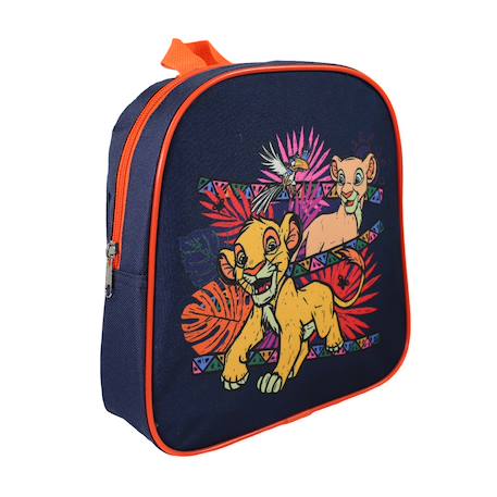Sac à dos goûter maternelle le roi lion Bleu 2 - vertbaudet enfant 