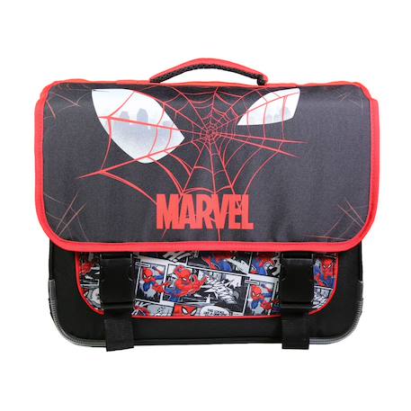 Cartable scolaire primaire spiderman  toile d'araignée Noir 1 - vertbaudet enfant 
