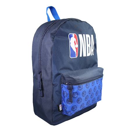 Sac à dos scolaire primaire et secondaire nba  basketball Bleu 2 - vertbaudet enfant 