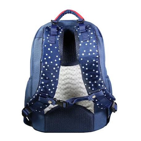 Sac à dos scolaire  phileas  usa Bleu 4 - vertbaudet enfant 