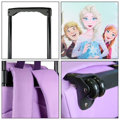 Sac à dos à roulettes scolaire la reine des neiges / frozen Violet 6 - vertbaudet enfant 