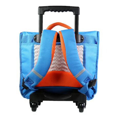 Cartable scolaire à roulettes phileas  skateur Bleu 4 - vertbaudet enfant 
