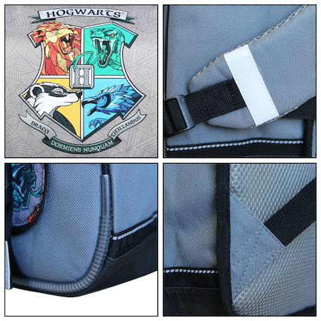Cartable scolaire primaire harry potter Gris 6 - vertbaudet enfant 
