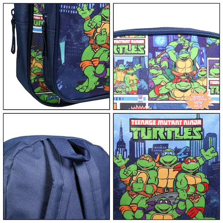 Sac à dos avec poche maternelle  tortues ninja Bleu 6 - vertbaudet enfant 