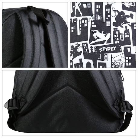 Sac à dos scolaire spiderman Noir 6 - vertbaudet enfant 