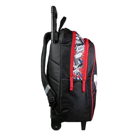 Sac à dos scolaire à roulettes marvel spiderman Noir 3 - vertbaudet enfant 