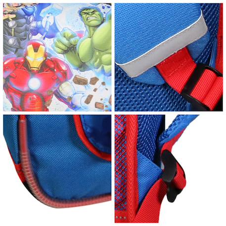 Cartable scolaire primaire avengers Multicolore 5 - vertbaudet enfant 