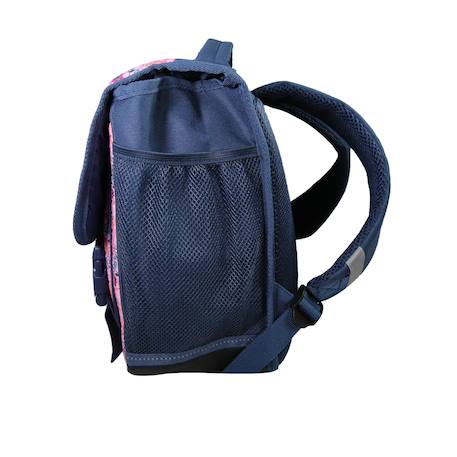 Cartable scolaire primaire matelassé  à fleurs Rose 3 - vertbaudet enfant 