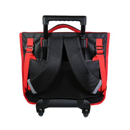 Cartable scolaire à roulettes  spiderman Noir 4 - vertbaudet enfant 