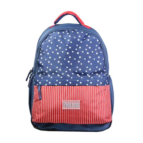 Sac à dos scolaire  phileas  usa Bleu 1 - vertbaudet enfant 