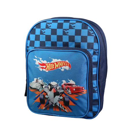 Sac à dos avec poche maternelle hot wheels Bleu 2 - vertbaudet enfant 