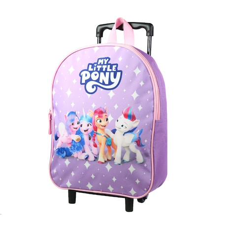 Sac à dos scolaire à roulettes maternelle my little pony Violet 2 - vertbaudet enfant 