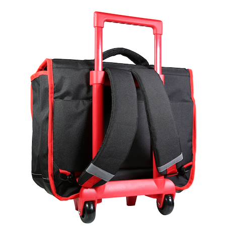 Cartable scolaire à roulettes primaire minecraft Noir 4 - vertbaudet enfant 