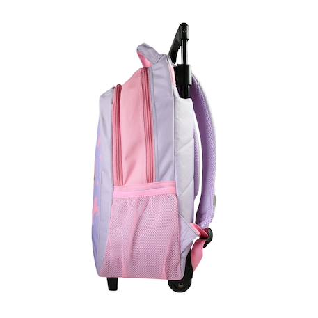 Sac à dos scolaire primaire à roulettes cybel Violet 3 - vertbaudet enfant 