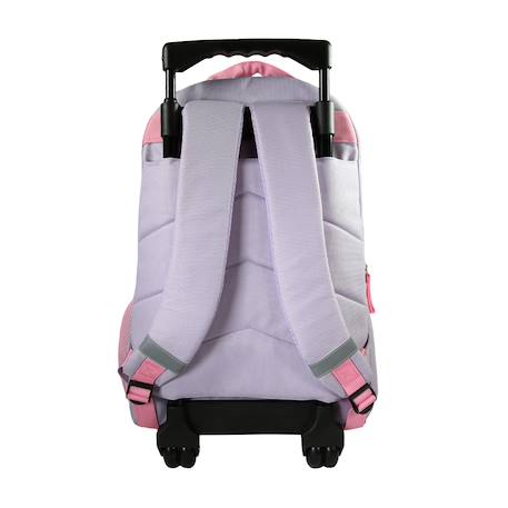 Sac à dos scolaire primaire à roulettes cybel Violet 4 - vertbaudet enfant 