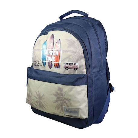 Sac à dos scolaire offshore  van & surf Beige 2 - vertbaudet enfant 