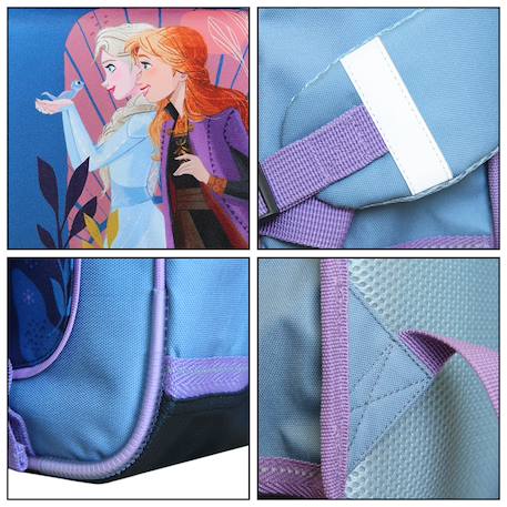 Cartable scolaire primaire la reine des neiges / frozen elsa Bleu 6 - vertbaudet enfant 