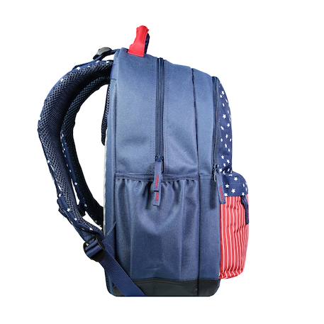 Sac à dos scolaire  phileas  usa Bleu 3 - vertbaudet enfant 
