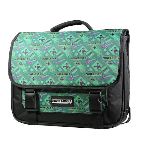 Cartable scolaire primaire minecraft Vert 2 - vertbaudet enfant 