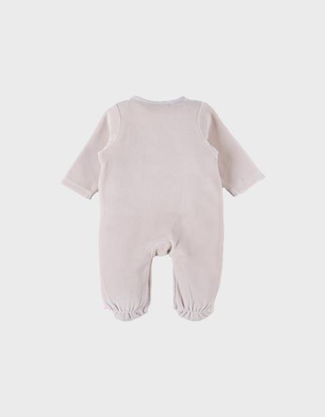 Pyjama en velours - bali Beige 3 - vertbaudet enfant 