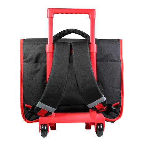 Cartable scolaire à roulettes primaire minecraft Noir 5 - vertbaudet enfant 