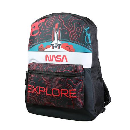 Sac à dos scolaire nasa astronaute Noir 2 - vertbaudet enfant 