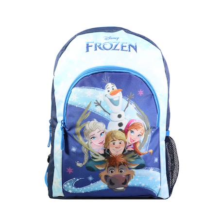 Sac à dos  avec poche la reine des neiges / frozen Bleu 1 - vertbaudet enfant 
