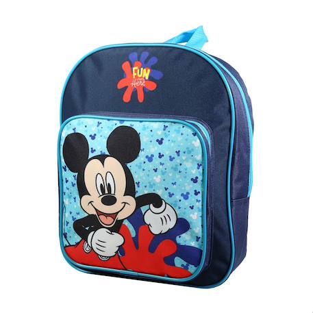Sac à dos  avec poche maternelle disney mickey Bleu 2 - vertbaudet enfant 