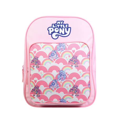 Sac à dos avec poche maternelle  my little pony arc en ciel Rose 1 - vertbaudet enfant 