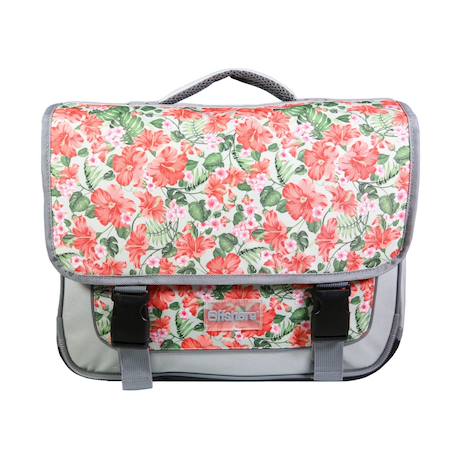 Cartable scolaire offshore fleurs Gris 1 - vertbaudet enfant 