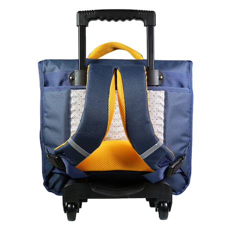 Cartable scolaire à roulettes phileas dinosaure Bleu 4 - vertbaudet enfant 