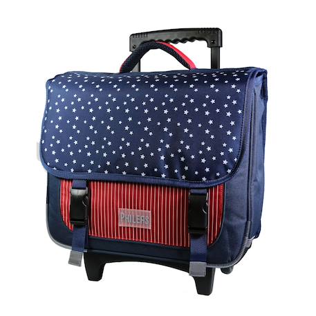 Cartable scolaire à roulettes phileas usa Bleu 2 - vertbaudet enfant 
