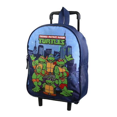 Sac à dos à roulettesmaternelle tortues ninja Bleu 2 - vertbaudet enfant 