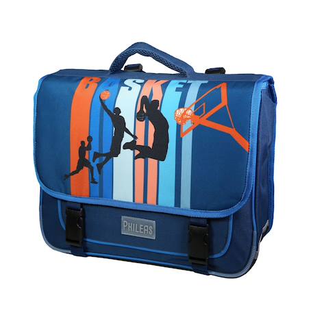Cartable scolaire primaire phileas  basket Bleu 2 - vertbaudet enfant 