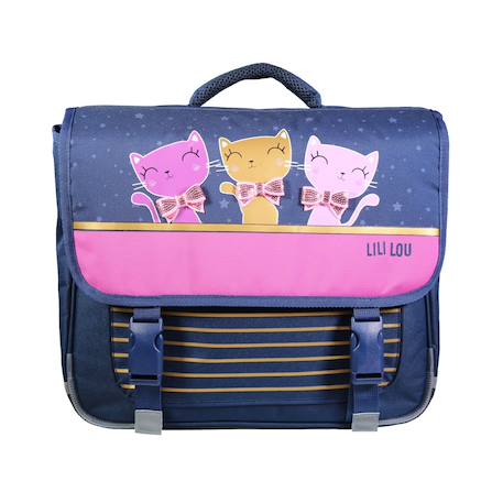 Cartable scolaire primaire lili lou x phileas Bleu 1 - vertbaudet enfant 