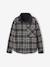 Chemise garçon réversible flanelle et velours anthracite 8 - vertbaudet enfant 