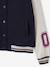 Blouson teddy en molleton avec détail numéro manche fille marine 4 - vertbaudet enfant 