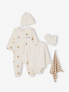 -Ensemble naissance 6 pièces avec valisette maternité