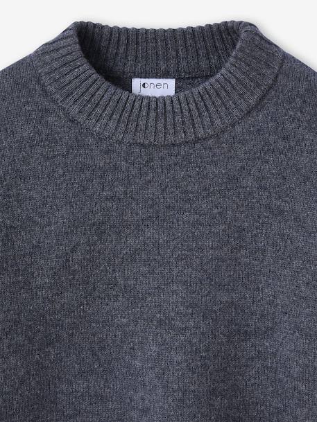 Pull mélange cachemire fille gris 5 - vertbaudet enfant 