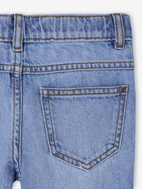 Jean garçon droit large denim brut+stone 12 - vertbaudet enfant 
