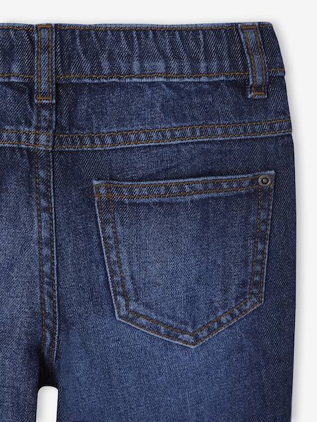 Jean garçon droit large denim brut+stone 5 - vertbaudet enfant 