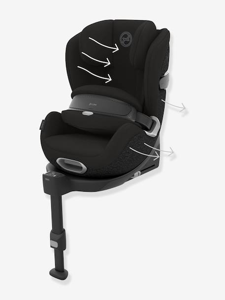 Siège auto Anoris T2 i-Size avec bouclier airbag intégral - Groupe 1/2 - Sepia black 2 - vertbaudet enfant 