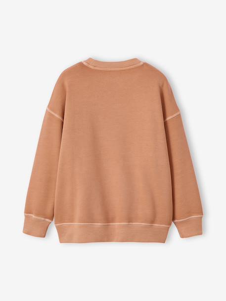 Lot 2 de sweats garçon unis col rond caramel 3 - vertbaudet enfant 