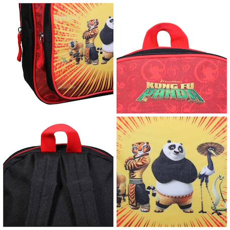 Cartable scolaire maternelle kung fu panda Rouge 5 - vertbaudet enfant 