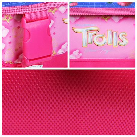 Cartable scolaire primaire les trolls Rose 6 - vertbaudet enfant 